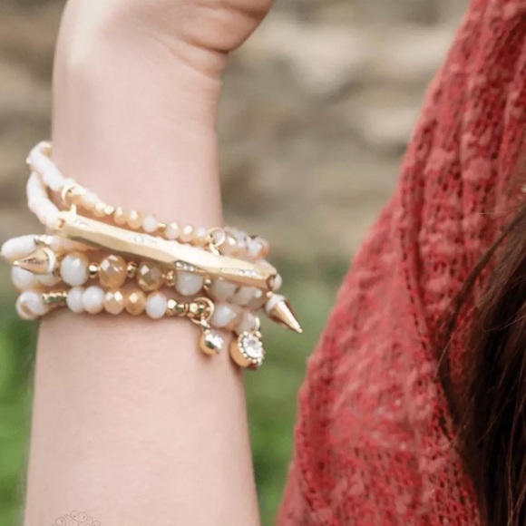 Park Lane Creme Bracelet! Set of 5!! NWOT!!! - Picture 2 of 6